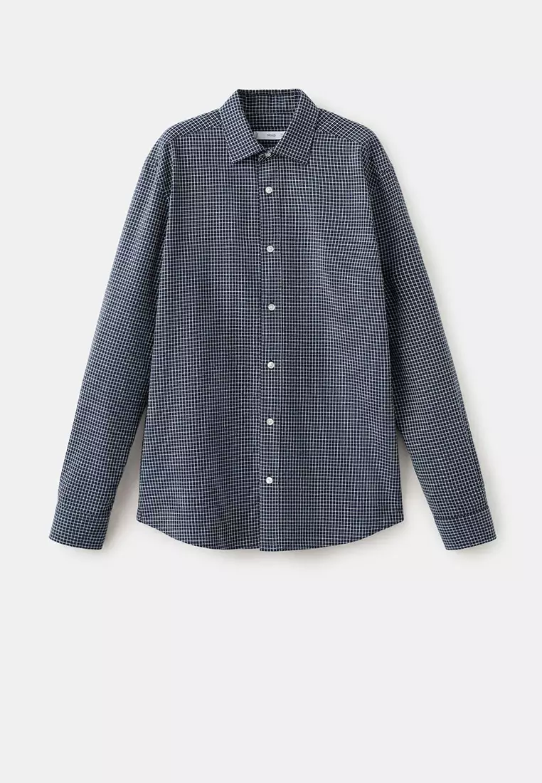 Regular Fit Check Cotton Shirt