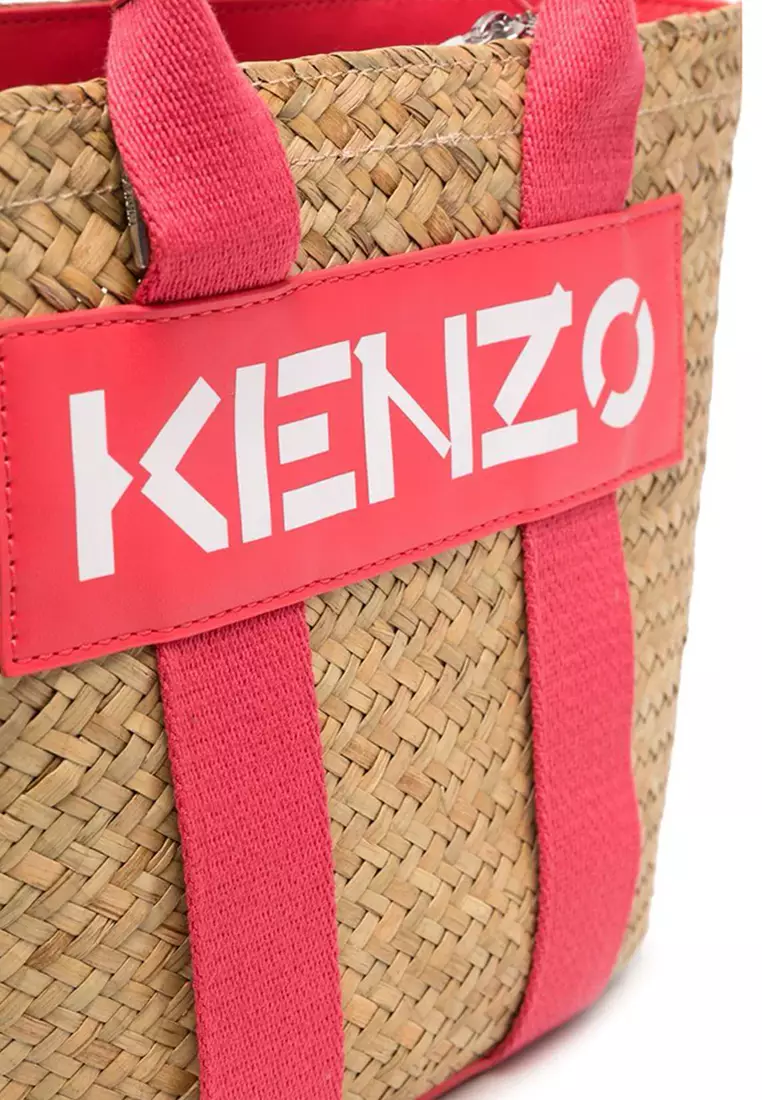 Buy Kenzo Kenzo Small Kenzo Logo Shoulder Bag for Women in Coral Online