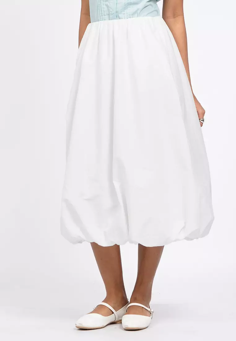 Balloon Midi Skirt
