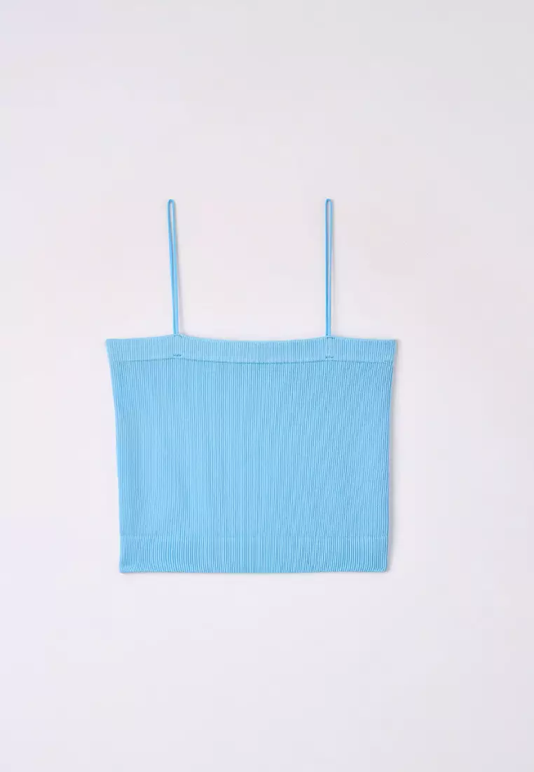 Thin Strap Bandeau Crop Top for Women