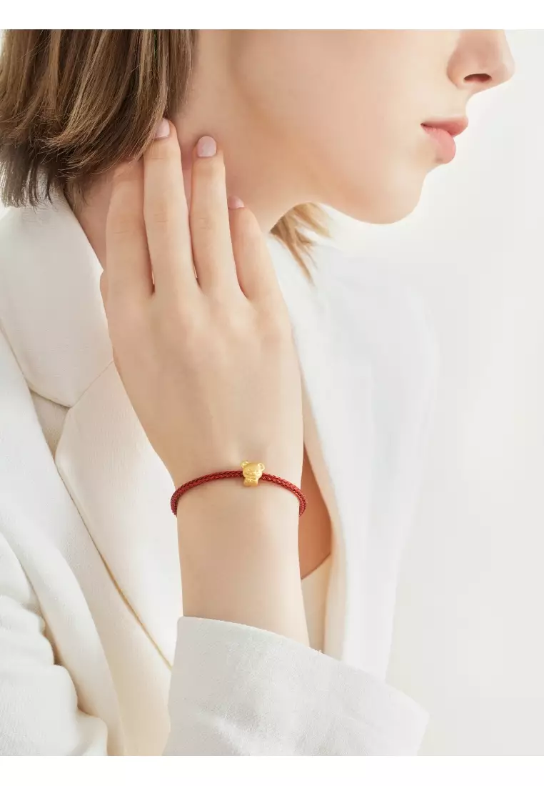 Charme 999 24K Gold Chinese Zodiac Rat Charm 93691C (Bracelet not included)