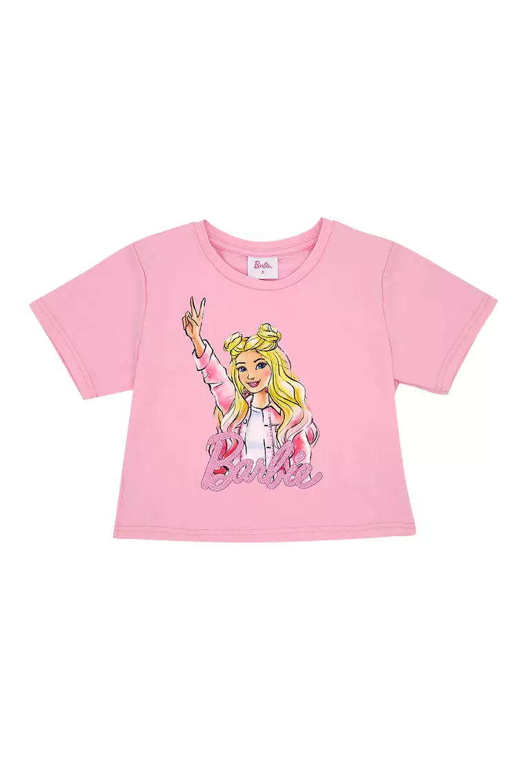 Girls Licensed Graphic Ringer T-Shirt Peace