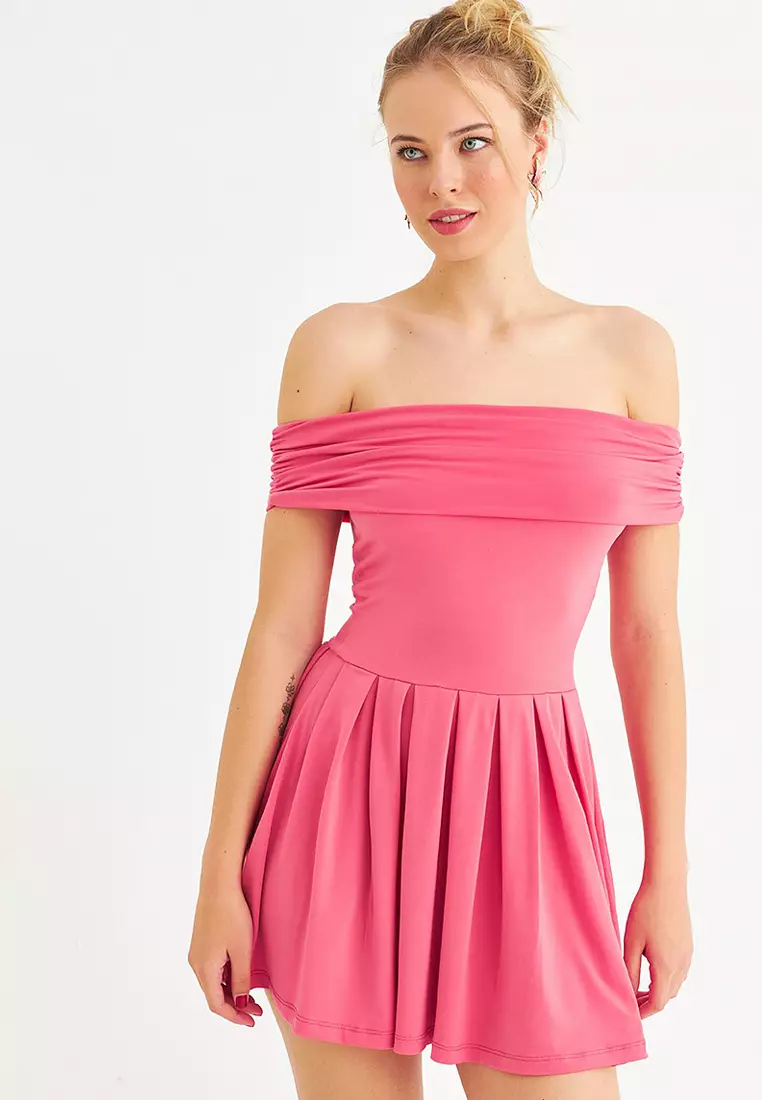 Madonna Collar Mini Dress