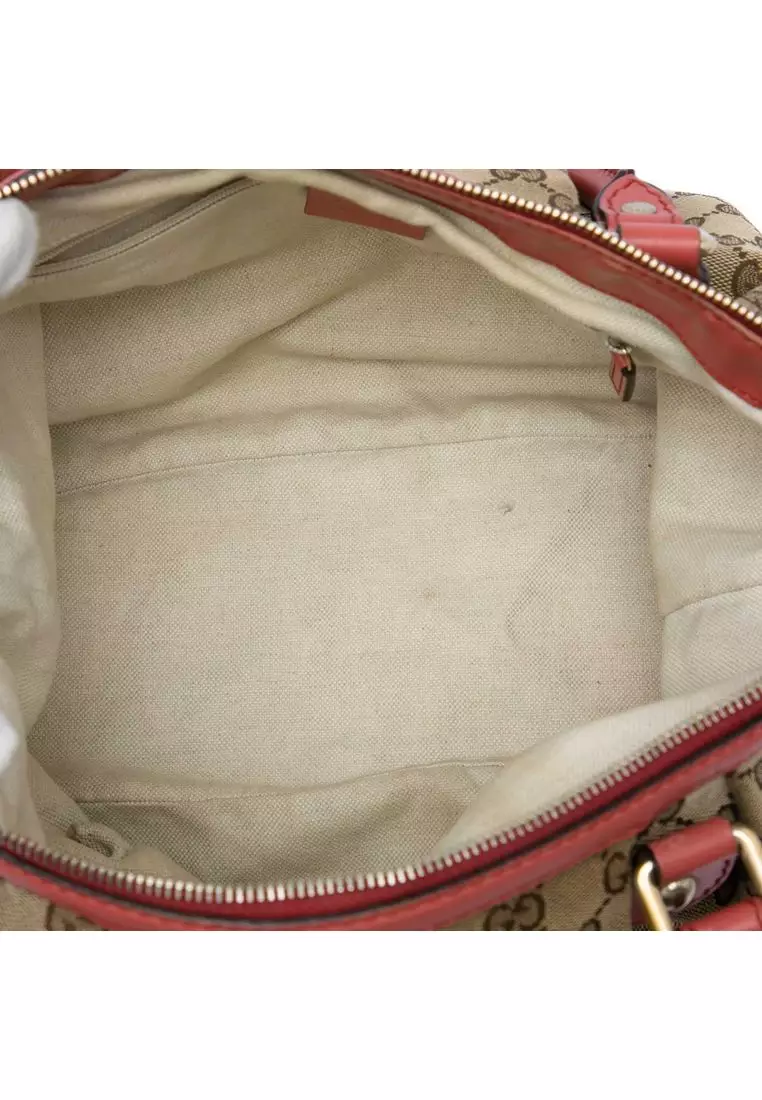 Pre-Loved Gucci Gg Canvas Sukey Satchel