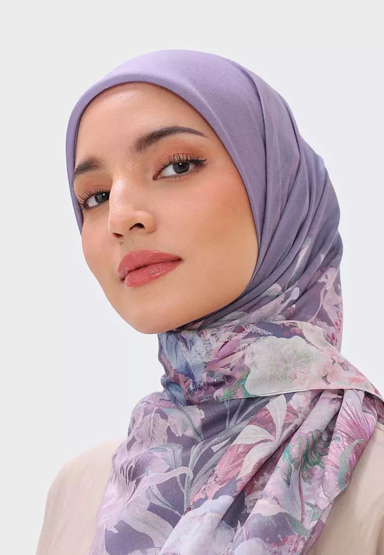 Ria Miranda Purple Haurisa Scarf