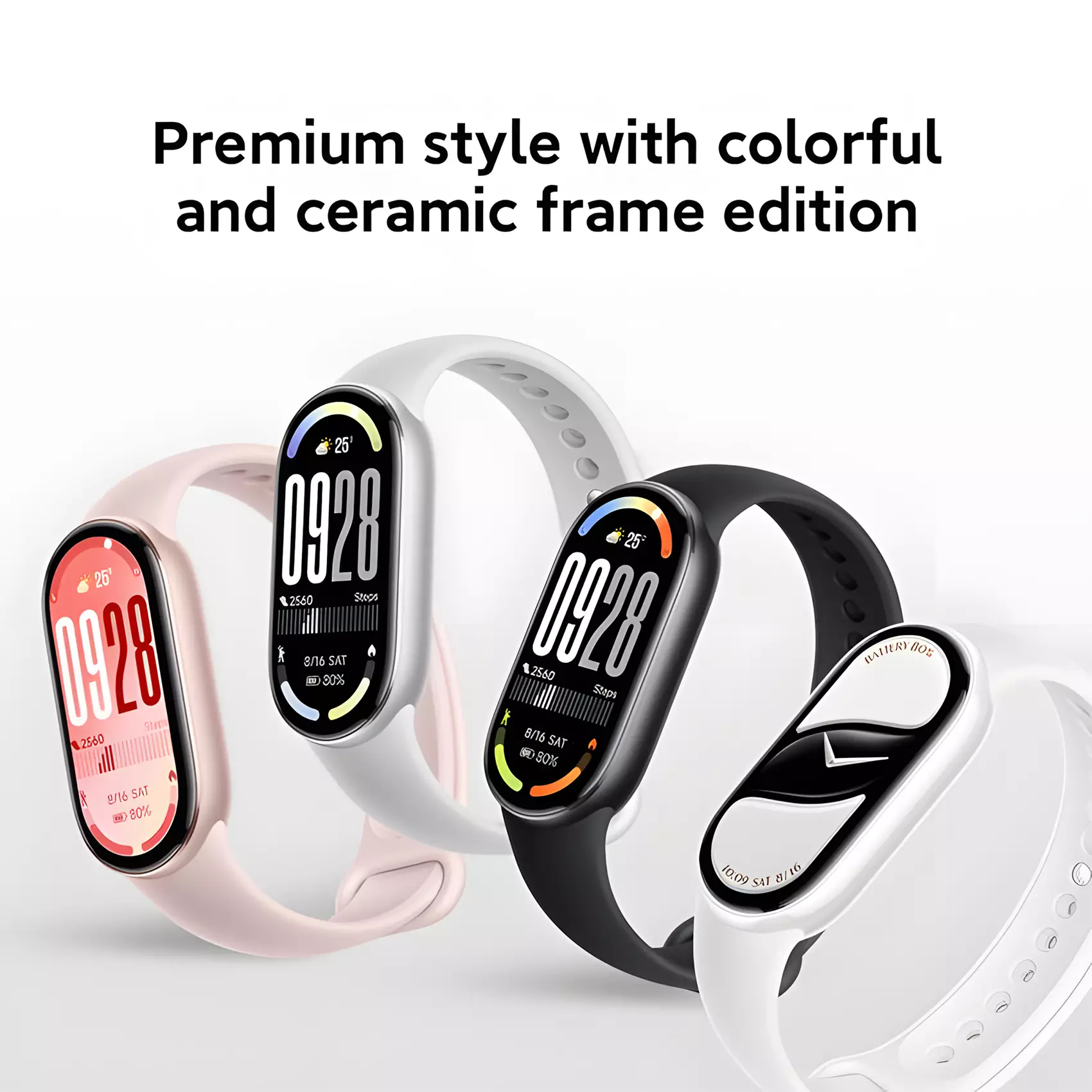 Xiaomi Smart Band 10 | 1.72" AMOLED display | 150+ sports modes | Battery up to 21 days - Glacier Silver