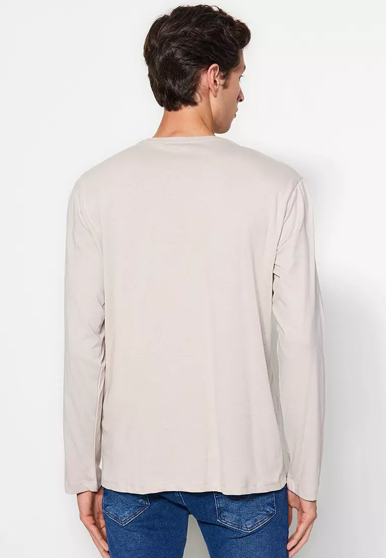 2-Pack Long Sleeve Regular/Regular Cut Basic T-Shirt