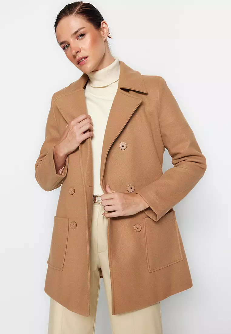 Coat zalora hot sale