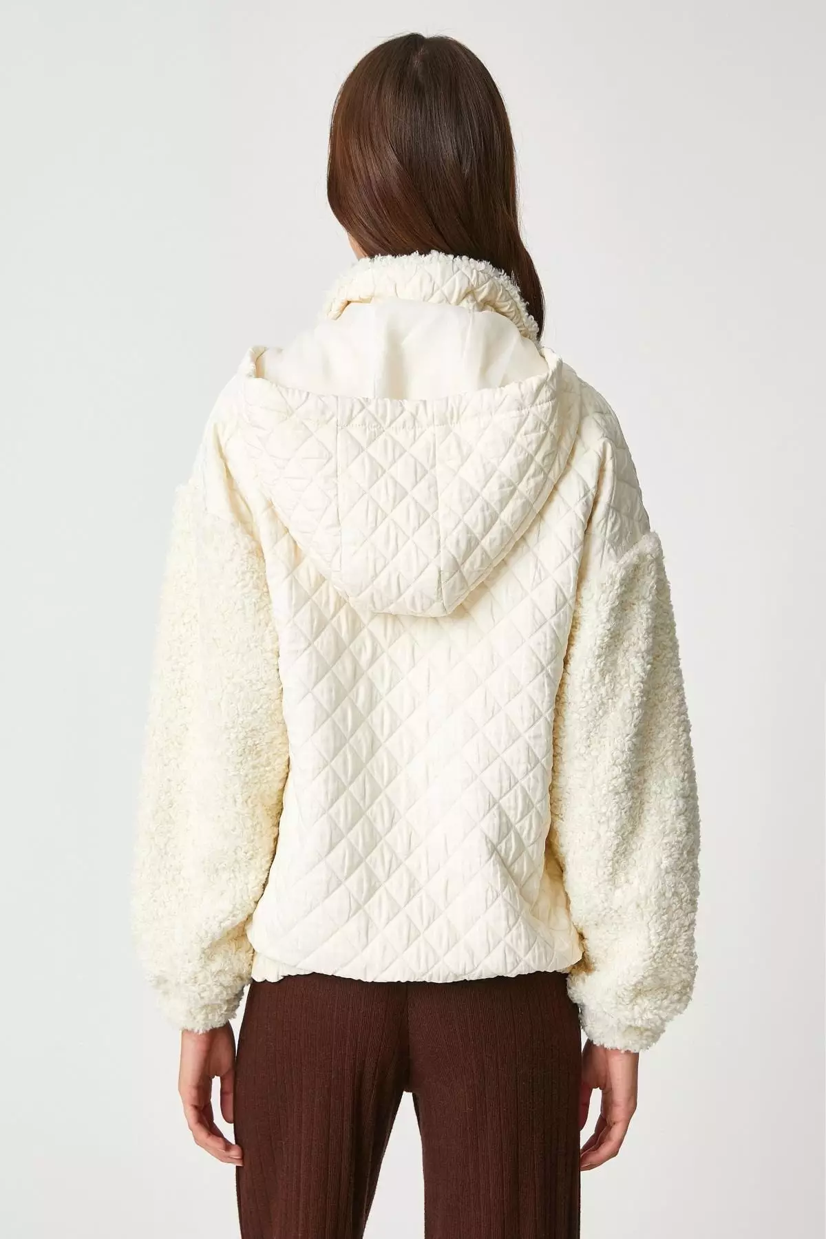 Buy KOTON Plush Quilted Hoodie 2024 Online ZALORA Singapore