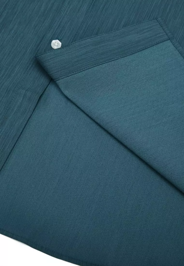 Non-Iron Quick Dry Smart Fit Semi Solid Shirt