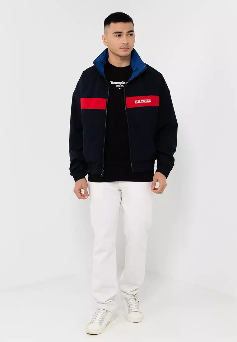 Tommy hilfiger reversible windbreaker 2025