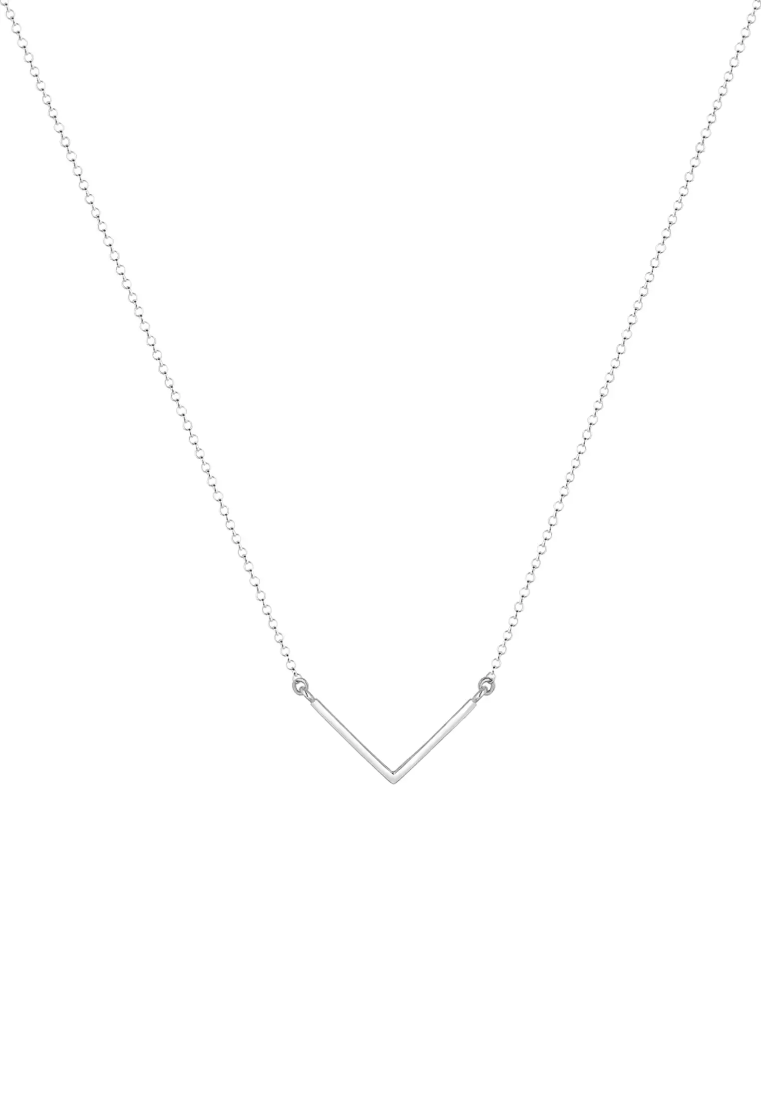 Necklace Geo Minimal Look 925 Silver