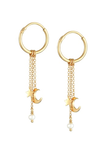 ELLI GERMANY gold Hoop Hanger Gold Plated Earrings 31783AC7D099CFGS_1