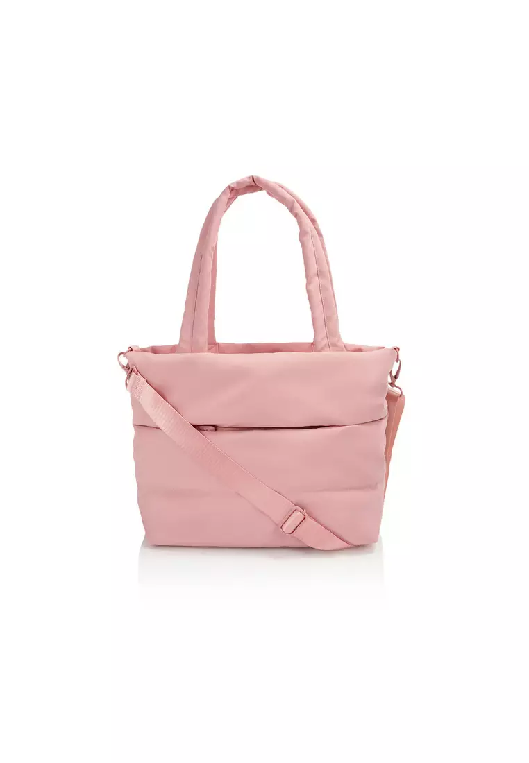 The Puffer Tote Bag - Rose