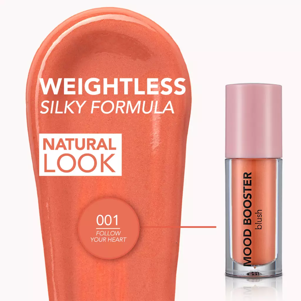 Flormar Mood Booster Blush - 001 Follow Your Hear