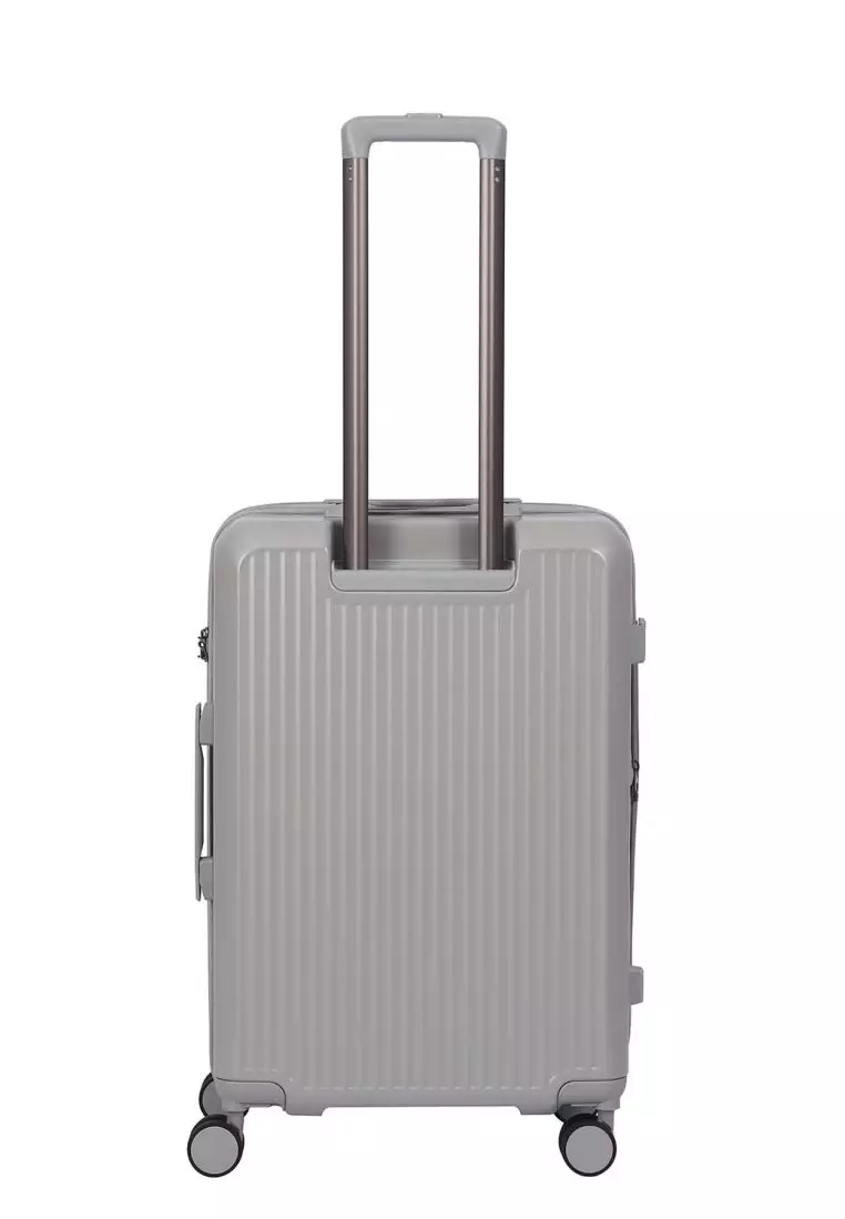 Crossing VIVE Polycarbonate Expandable Medium Luggage V2 - Grey