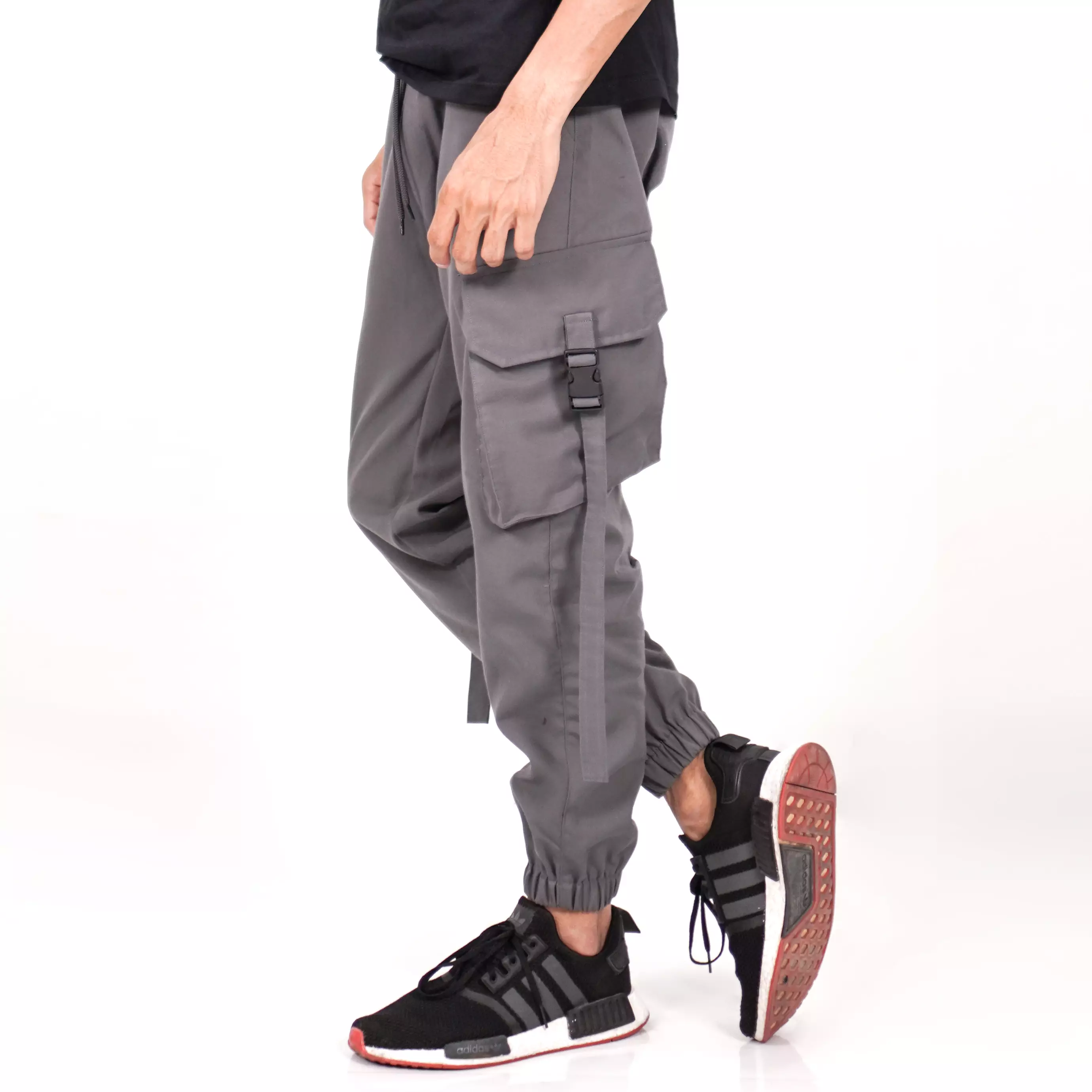 OKECHUKU Arthur Celana Hypebeast Celana Cargo Jogger Cargo Pants Pria