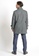Gay Giano grey Padded Trench Coat C271AAAD615954GS_3