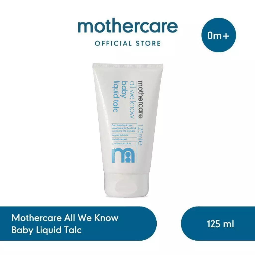 [BELI BANYAK LEBIH HEMAT] Mothercare All We Know After Bath Care Liquid Talc - Bedak Cair & Pelembab Kulit Bayi