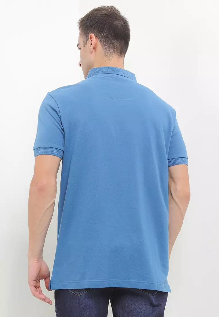 Timeo Chest Stripe Polo Shirt