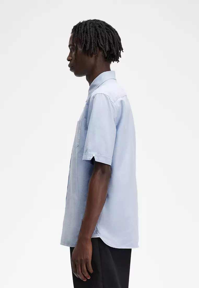 Buy Fred Perry Fred Perry M5503 Oxford Short Sleeve Shirt Light