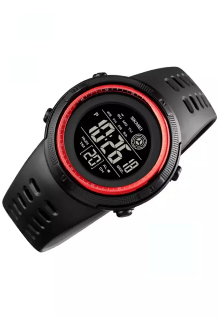 Jam Tangan Digital Pria Waterproof Many Function Strap Tali Material PU Silicone BY27 ORIGINAL