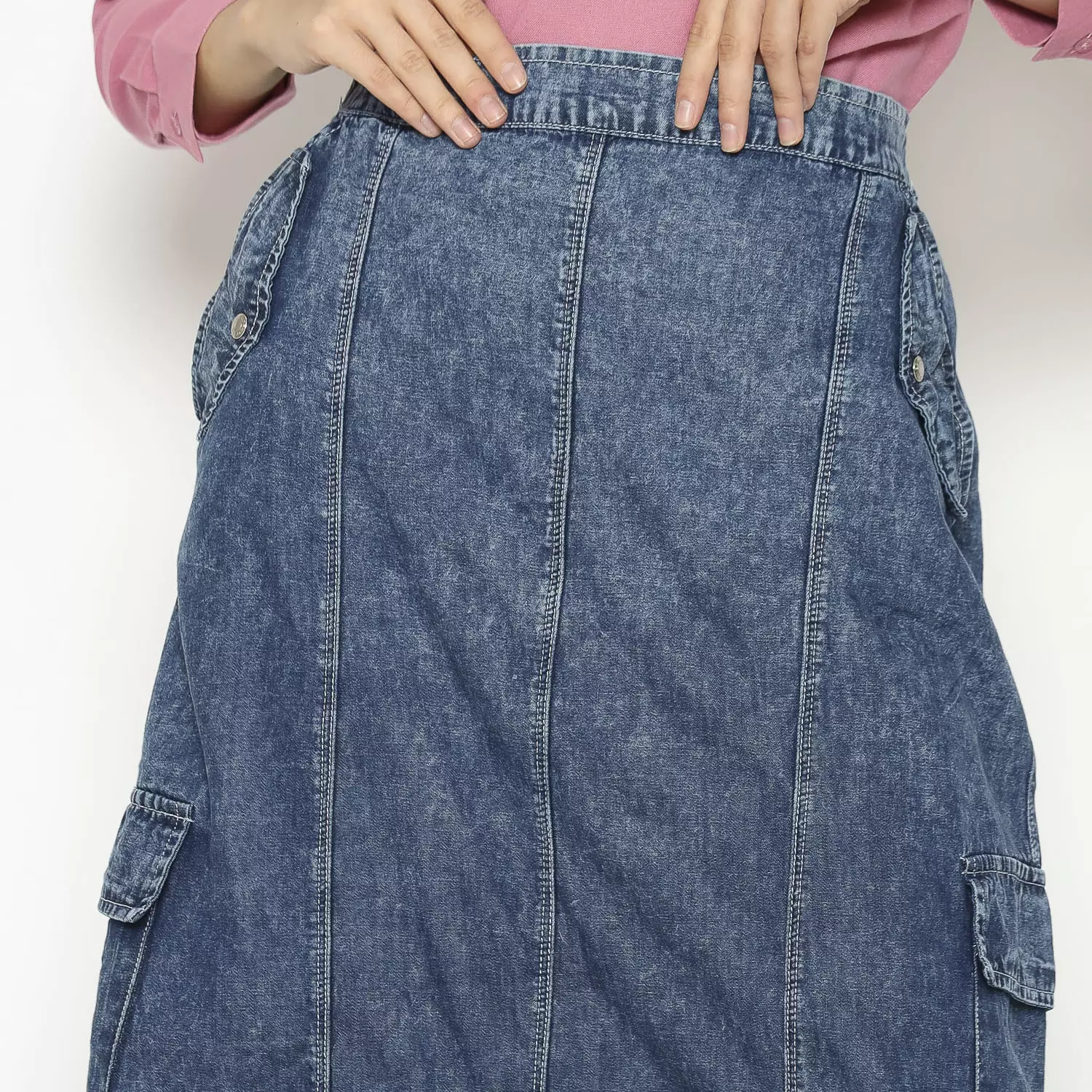 Shaafa Skirt Light Blue