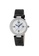 Gevril black GV2 Women's Piemonte Stainless Steel Case, White dial, Diamond Watch,Genuine Black Italian Handmade Leather Strap BCFD9AC7EB0956GS_1