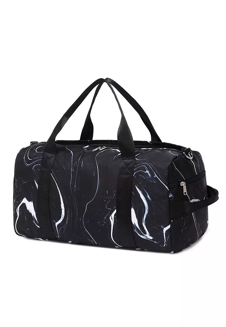 Stowable Duffel Bag With Shoes Compartment