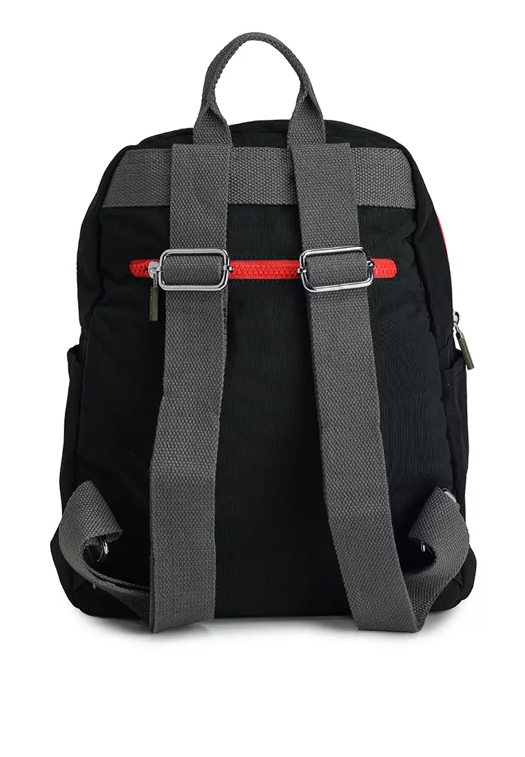 Colour Block Nylon Small Backpack