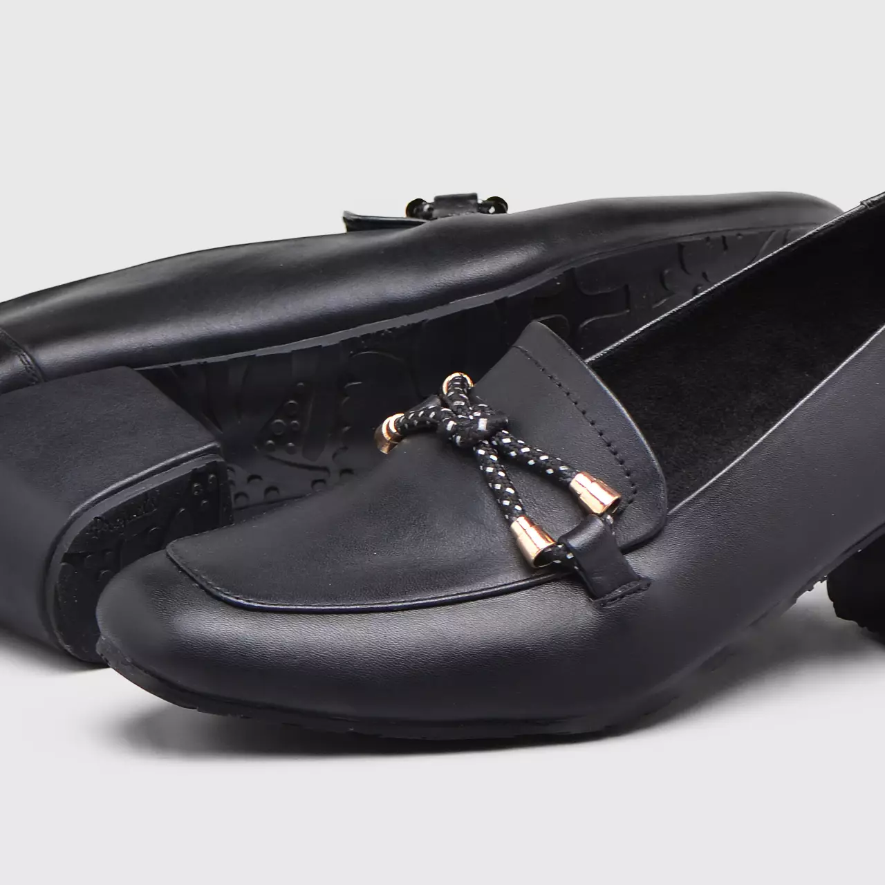 Cosmo Heels Genuine Leather Black