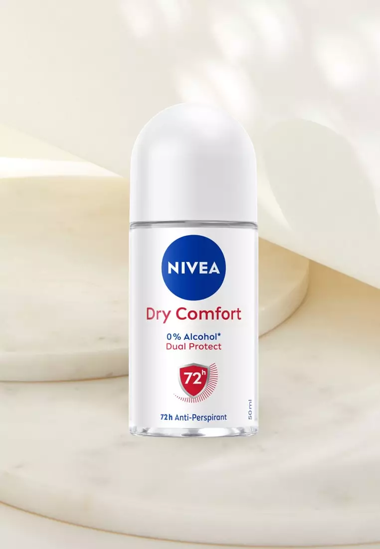 Deodorant Dry Roll On, Anti-Perspirant For Extra Dry Protection, 50ml