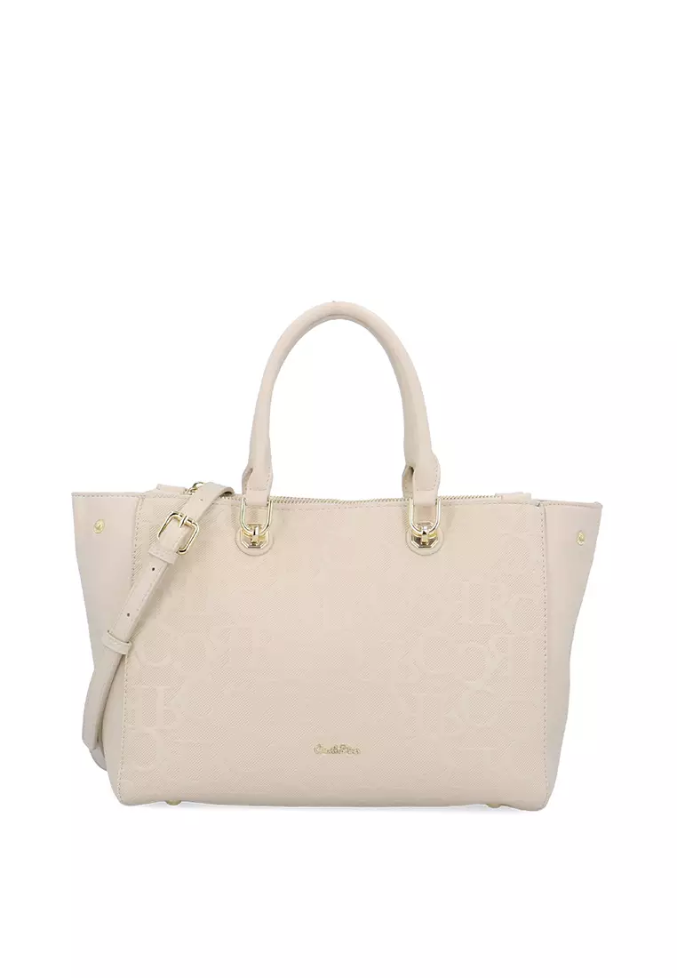 CR Isla Top Handle Bag - Beige