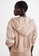H&M beige Velour zip-through hoodie 2DD78AAE4BB8DFGS_2