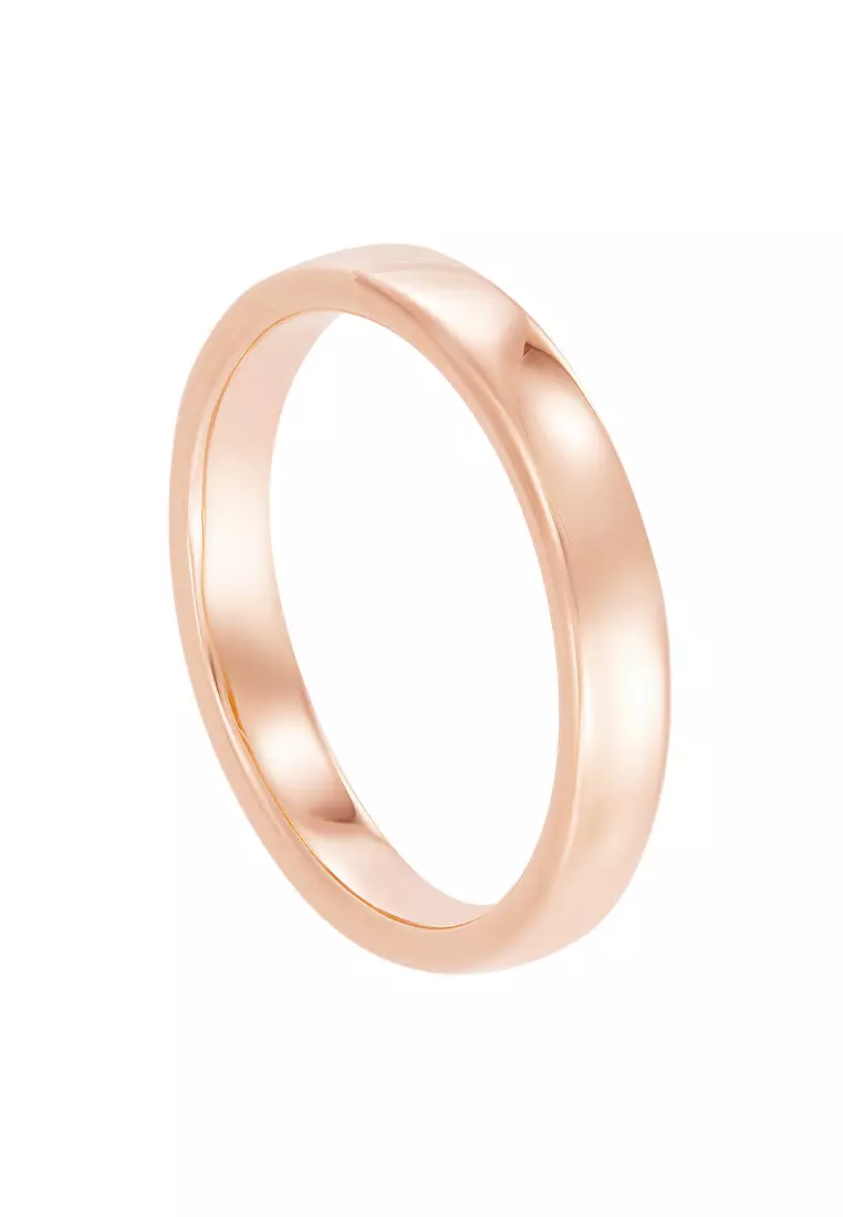 HABIB Oro Italia 916 Rose Gold Ring GR47300123(R)