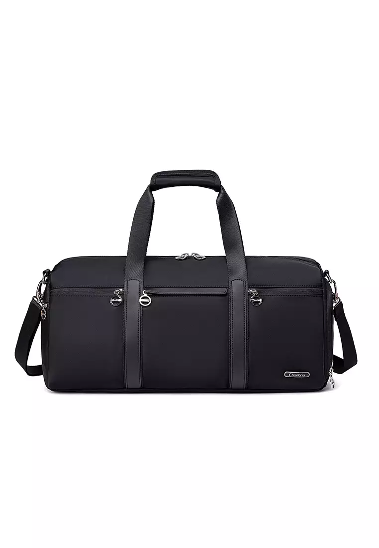 Premium Gym Bag Water Resistant Duffel Bag with Shoe Compartment and Detachable Shoulder Straps