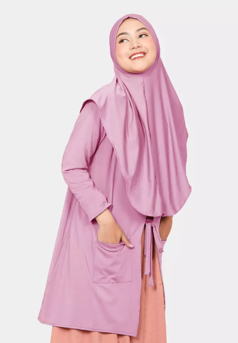 Zelena - Ralisha Outer Hijab | Cardigan Wanita - Lavender