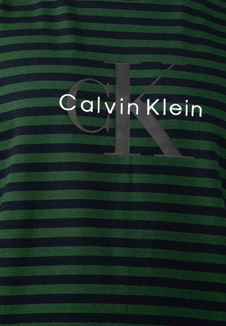 Monogram Logo Stripe Relaxed T-Shirt - Calvin Klein Jeans