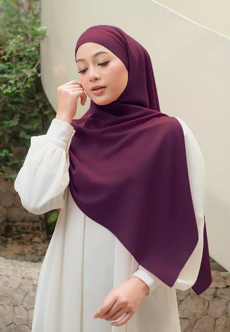 KHIBAN KHAIRA MAGNET PLUS NIQAB - DARK PURPLE