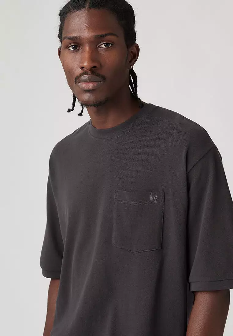 Buy Levi's Men's Half-Sleeve Pique T-Shirt 001MN-0002 Online