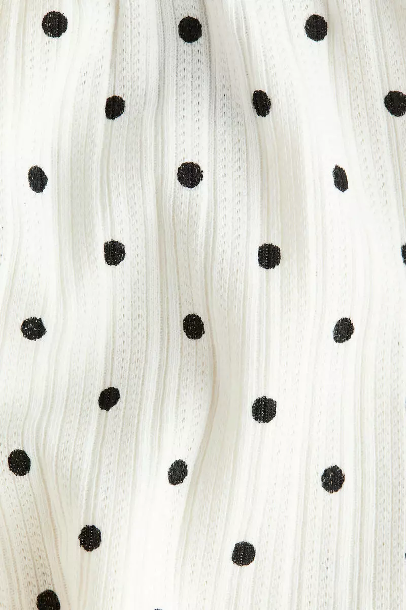 Pointelle jersey shorts