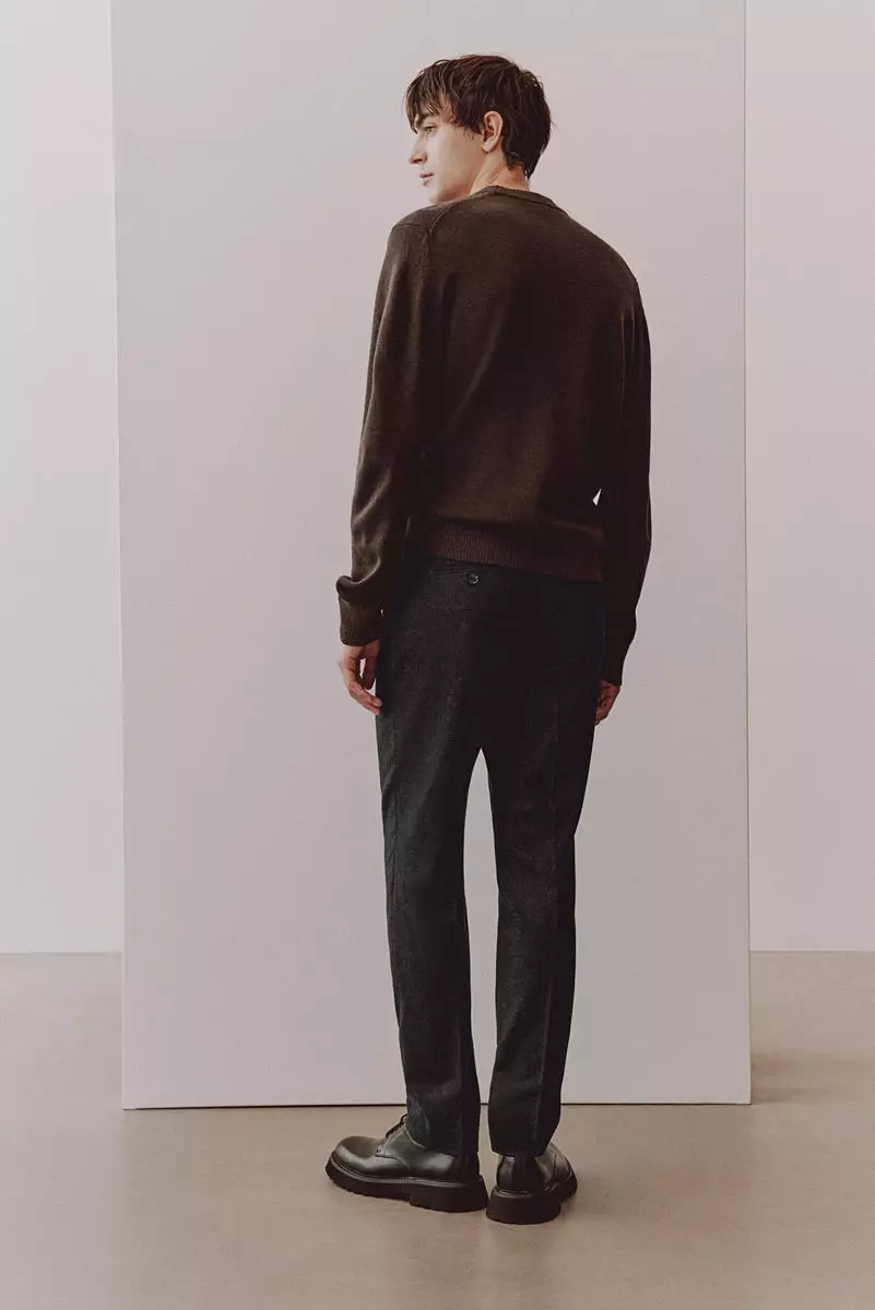 Slim Fit Wool-blend trousers