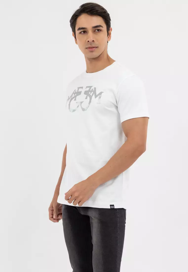 Men's Girbaud White G Mono Tee