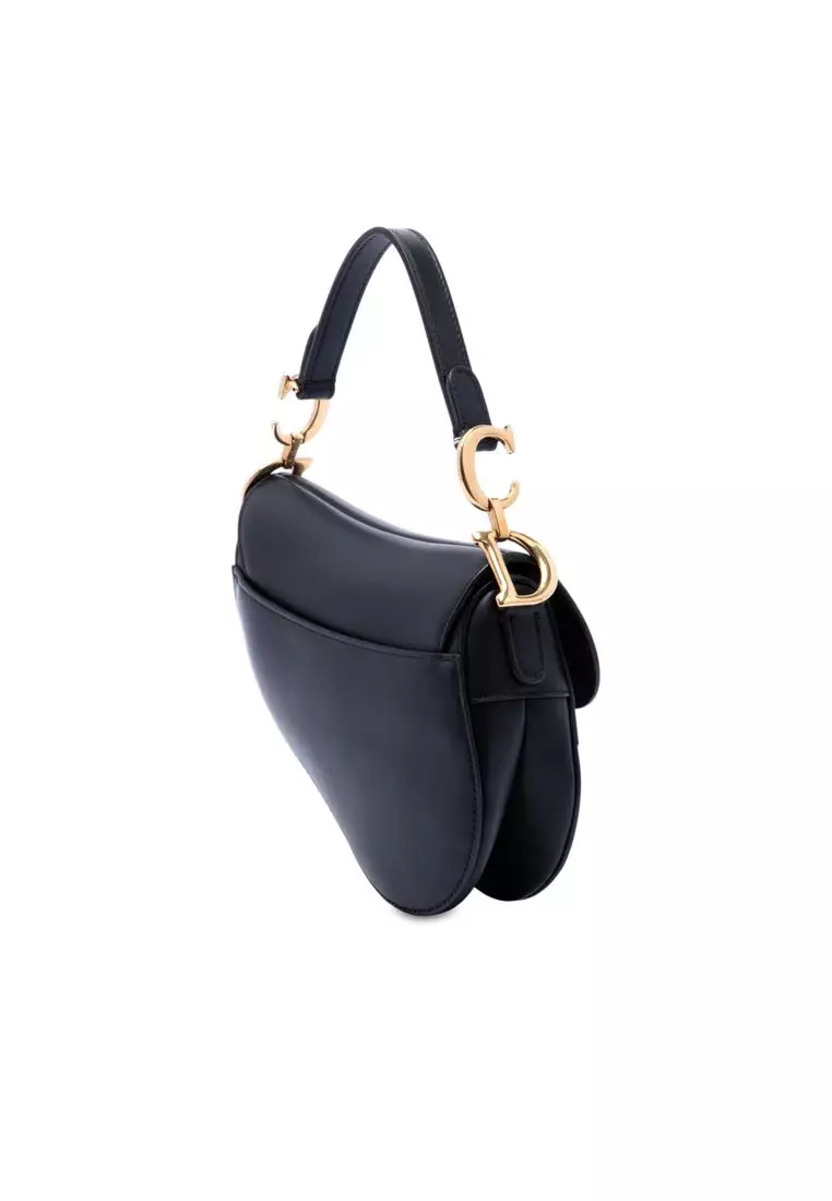 Pre-Loved Dior Mini Smooth Calfskin Saddle Bag