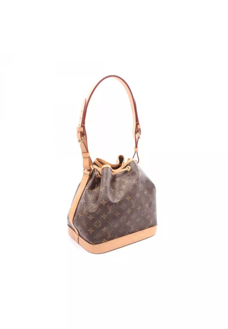 Pre-Loved Louis Vuitton Peti Noe monogram Shoulder bag PVC leather Brown