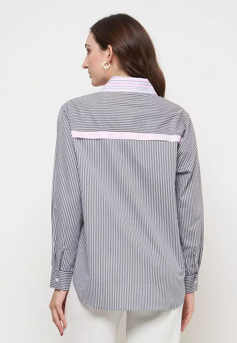 KLA - Kemeja Casual Wanita Penelope Pink