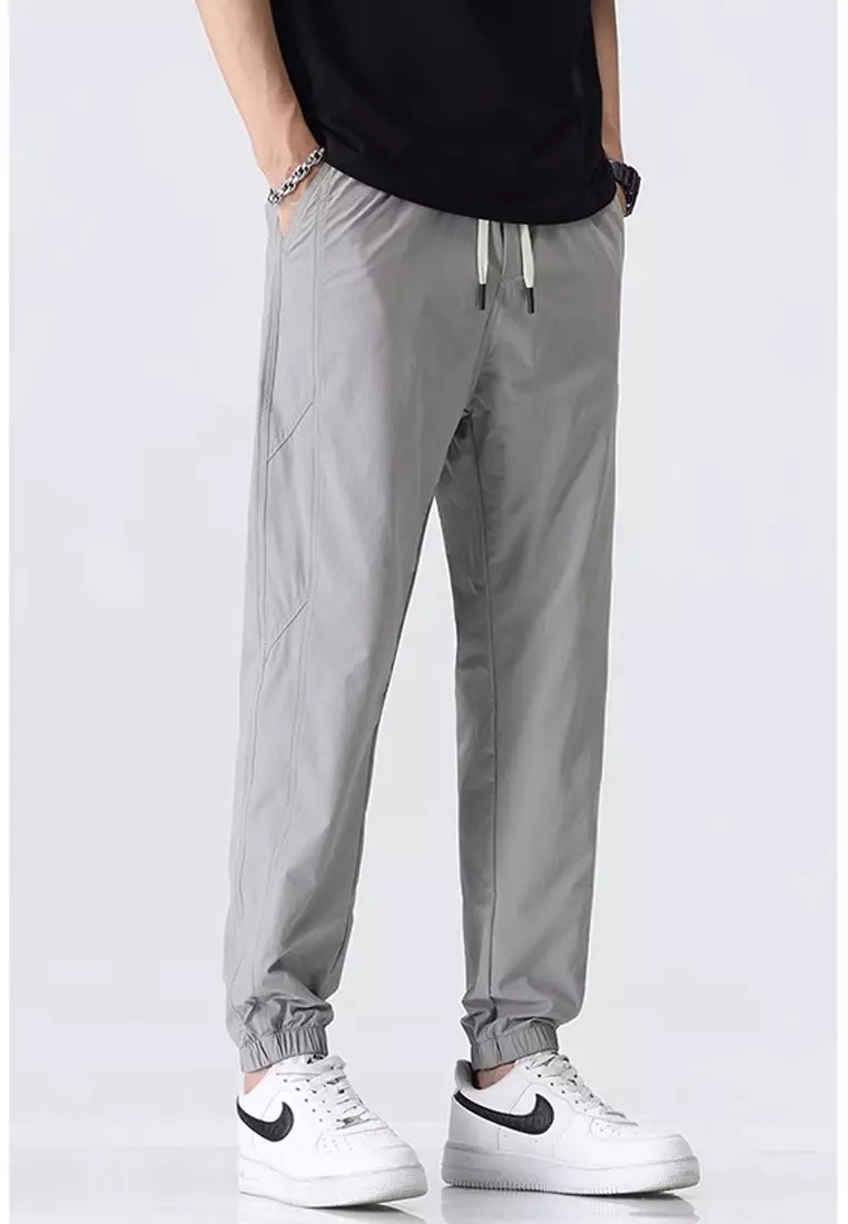 Grey casual jogger on sale