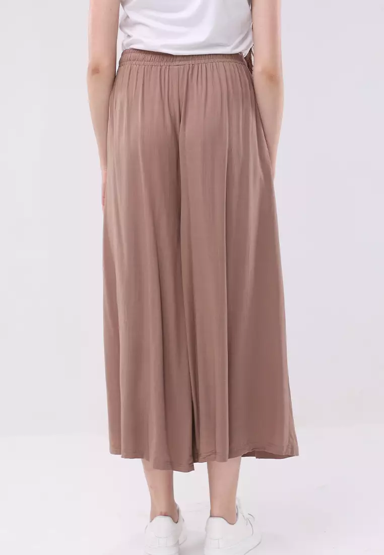 Soft Linen Cullotes Pants