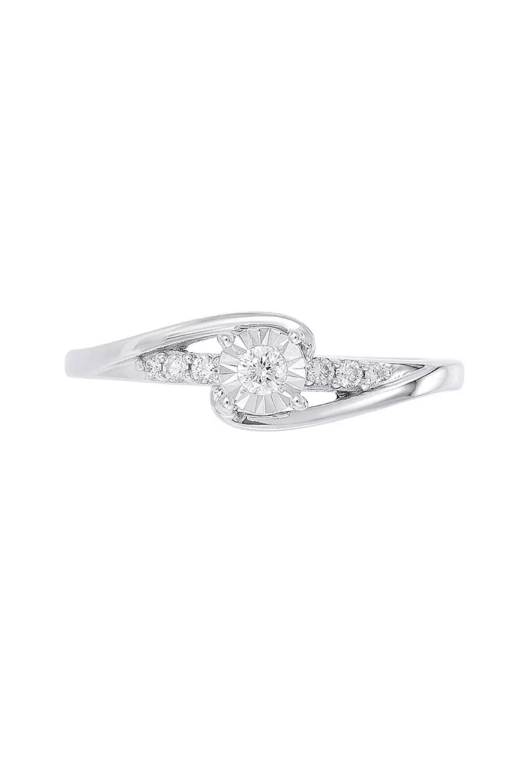 HABIB Diamond Ring in 375/9K White Gold 261921121
