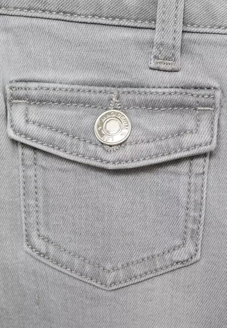 Flared Jeans with Pocket